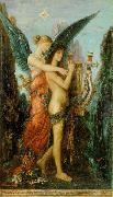 Hesiod and the Muse Gustave Moreau
